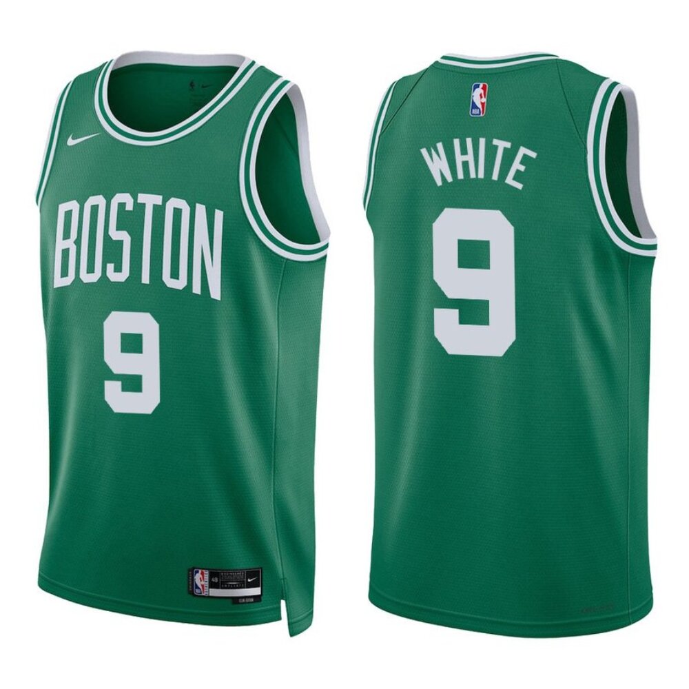 Mens Derrick White Green Jersey